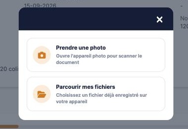 Envoi de document
