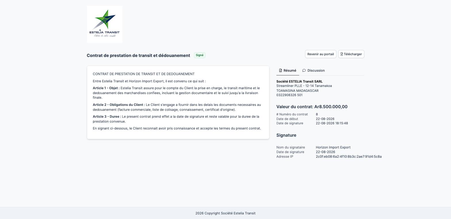 Signature électronique